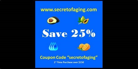 Secret of Aging 25% Off Coupon Code