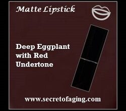 Deep Eggplant with Red Undertone