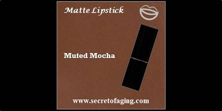 Muted Mocha Matte Lipstick Freckle by Secret of Aging
