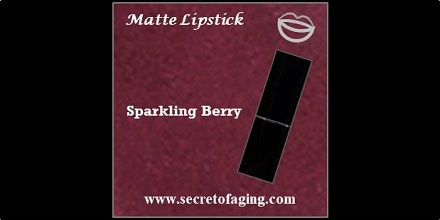 Sparkling Berry Matte Lipstick Cherries Jubilee by Secret of Aging