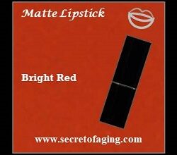 Bright Red Matte Lipstick by Secret of Aging Ring Leader
