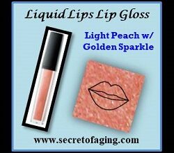 Light Peach with Golden Sparkle
