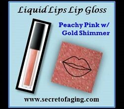 Peachy Pink with Gold Shimmer