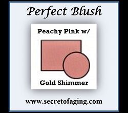 Peachy Pink with Gold Shimmer