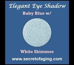 Baby Blue with White Shimmer
