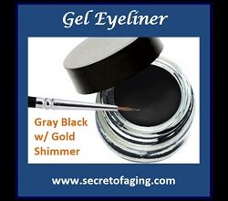 Gray Black with Gold Shimmer